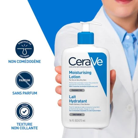 CERAVE LAIT HYDRATANT PEAUX SÈCHES A TRÈS SÈCHES 236ML