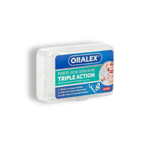 Oralex Triple Action Fil Dentaire – 50 pièces